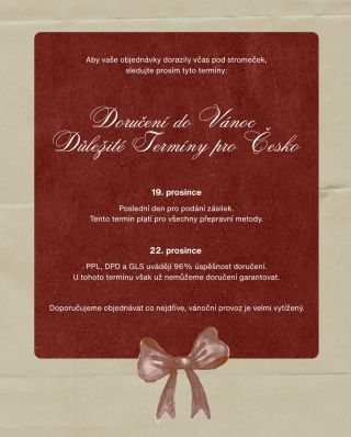 Doručení do Vánoc 🎁